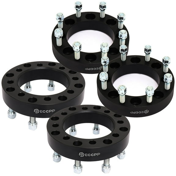 ECCPP 4X 1.5 inch 8 Lug Wheel Spacers Adapters 8x6.5 to 8x180 130mm Fit for Ch-ev-y Silverado 2500HD 3500HD for GMC C2500 Suburban K2500 Suburban Sierra 1500HD 3500HD Yukon XL 2500