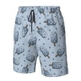 thumbnail image 4 of Logiee Cute Ice Cream Print Mens Swim Trunks Quick Dry Board Shorts,Breathable Hawaii Beach Shorts Swimwear Bathing Suits-3X-Large, 4 of 6