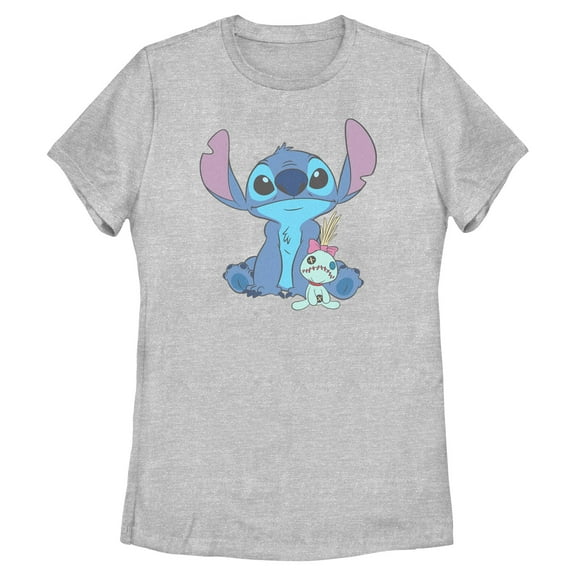 Womens Lilo & Stitch Cute Friends Together T Shirt
