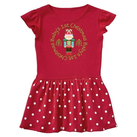 

Inktastic Nutcracker First Christmas Baby Gift Gift Baby Girl Dress