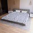 thumbnail image 3 of Floral Duvet Cover, Soft Pastel Bedding, Twin Queen King Sizes, 3 of 6