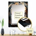 thumbnail image 3 of Designart "Hypnotic Abstract Spiral in Gold and Green II" Abstract Spirals Oversized Wall Mirror - Modern Abstract Entryway Big Wall Mirror - Multiple Color Options, 3 of 6