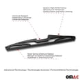thumbnail image 4 of Rear Wiper Blade for Mitsubishi Outlander Durable Rear Windshield, 4 of 7