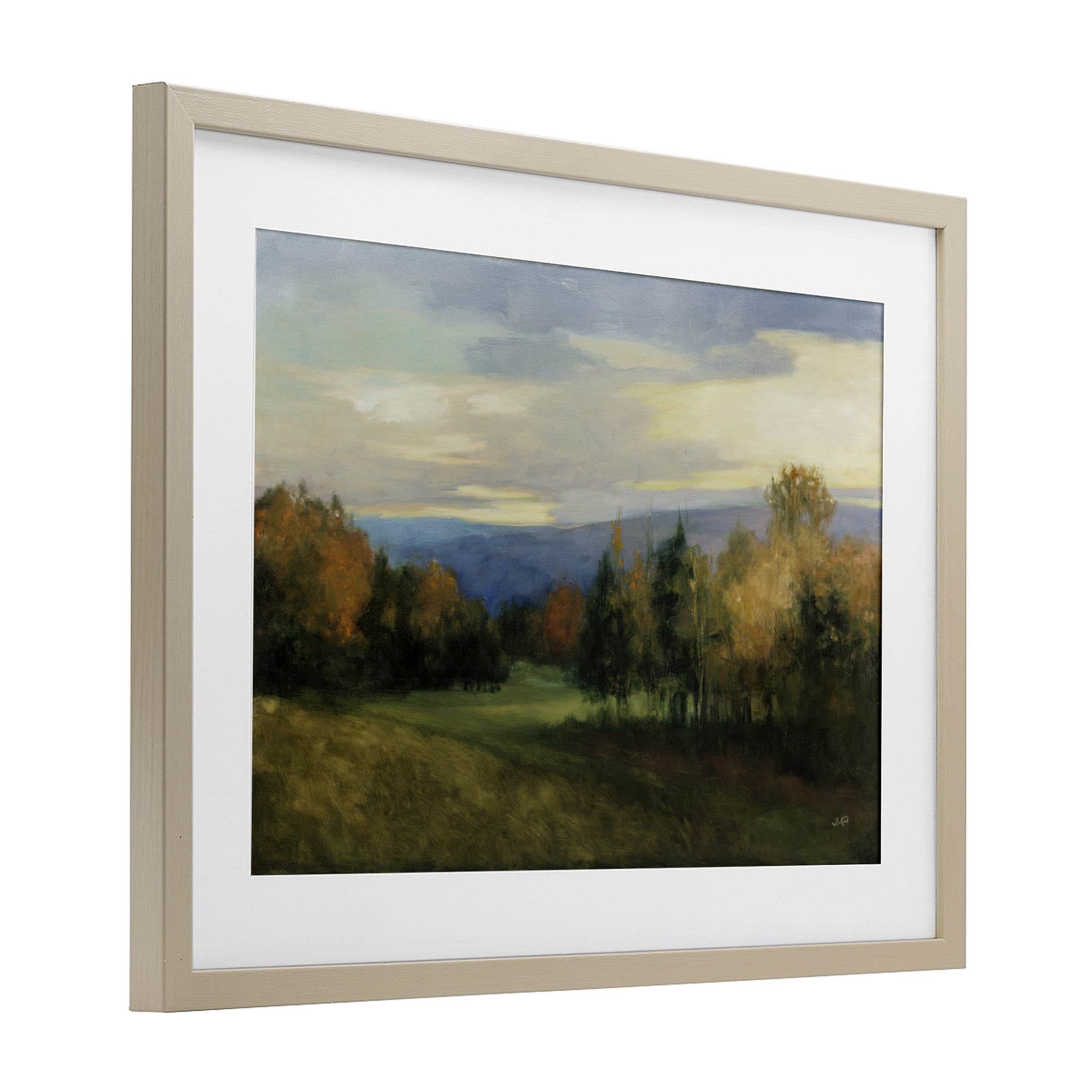 Stupell Industries October Meadow Countryside Birch Framed Print Under Glass, design by Julia Purinton