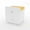 Yellow + white, variant on Anoncndin Modern Vanity Stool with Storage Drawer & Wheels,Upholstered Space-Saving Makeup Chair, Multi-Functional Ottoman Bench for Bedroom or Living Room