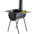 thumbnail image 5 of SKYSHALO Portable Wood Camping Stove with Chimney and Support Legs, 5 of 9