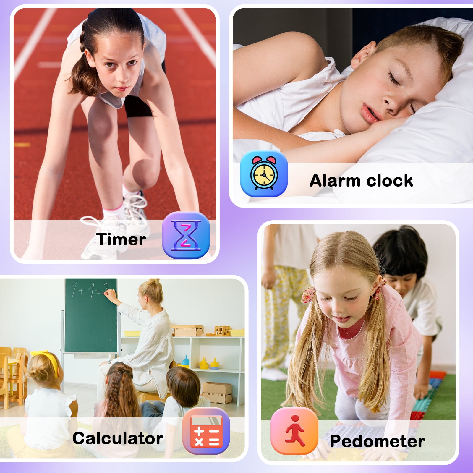 PTHTECHUS Smart Watch for Kids Toys Smartwatches for Boys and Girls with 22 Games HD Camera Video Music Player Pedometer Study Cards Audiostory Habit Tracking Gift for 4-14 Ys