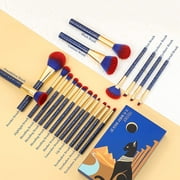 Docolor Makeup Brushes 19Pcs Bastet Cat Kabuki Foundation Blending Face Powder brush Concealers Eyeshadow Fan Makeup Brush Set