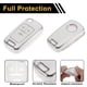 thumbnail image 4 of Funda de Llave de Coche TPU Blanca Plateada para Opel para Vauxhall para Astra H/J/K 2010-2019 para Opel Antara J 2010-2019 Funda de Control Remoto de 3 Botones, 4 of 6