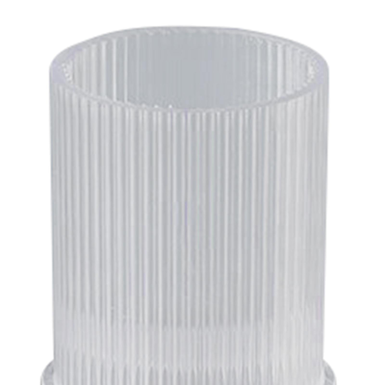 FVDPWYE MagiDeal Long Pole Candle Mold Pillar Making Large Cylinder Rib DIY Accessory Clear