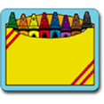 thumbnail image 1 of Carson Dellosa Cd-9412 Name Tags Crayon Box-40/Pk Self-Adhesive, 1 of 1