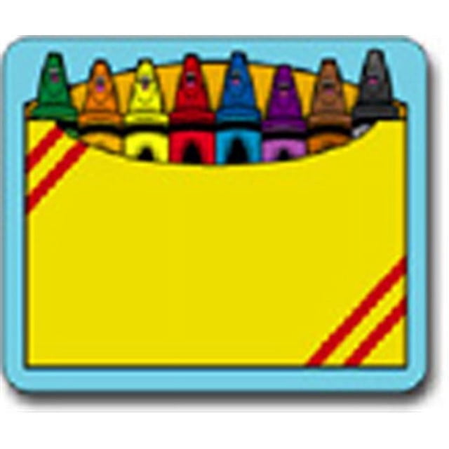 Carson Dellosa Cd-9412 Name Tags Crayon Box-40/Pk Self-Adhesive