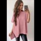 thumbnail image 4 of Suéter Holgado de Corta con Hombros Caídos para Mujer, Color Rosa, Talla L, 4 of 9