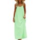 thumbnail image 5 of Una Línea Vestidos de Verano para las Mujeres 2025 sin Mangas Cami Espagueti Correa Vestidos para las Mujeres Vestido de Sol Largo Flujo, 5 of 9