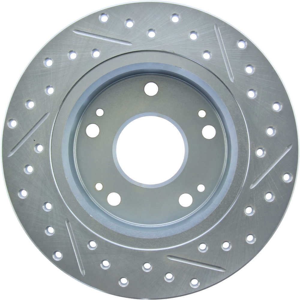 StopTech 227.40055R Select Sport Drilled and Slotted Brake Rotor; Rear Right, improved looks and