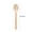 B, variant on Disposable Wooden Utensils Set, Compostable Wooden Spoons, 14cm Length, 100 Count Per Pack
