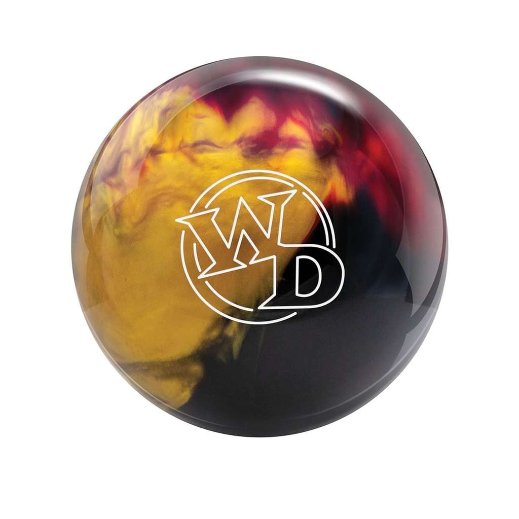 Columbia 300 White Dot Bowling Ball- Scarlet/Gold/Black 12lbs