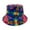 Multi, variant on Empire Cove Tie Dye Crumple Reversible Bucket Hat Fisherman Cap Women Men Orange