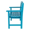 thumbnail image 4 of Shine Company Belfort Garden Bench - Turquoise, 4 of 7
