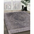 thumbnail image 2 of Ahgly Company Indoor Rectangle Mid-Century Modern Carbon Gray Oriental Area Rugs, 5' x 7', 2 of 6