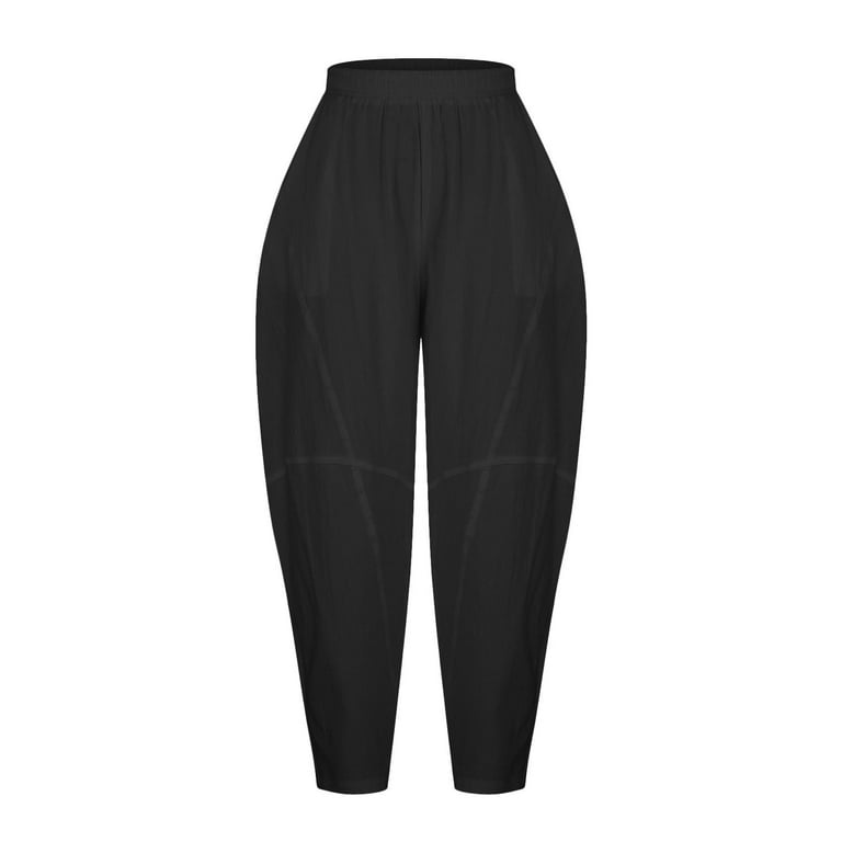 SNKSDGM Women's Plus Black Pants for Women Dressy Skinny Black