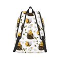 thumbnail image 2 of Yiaed Honey Bee Insect Print Backpack, Premium Laptop Backpack, Travel Backpack for Women, Lightweight Backpacks, Comfortable Back Pack-Small, 2 of 7