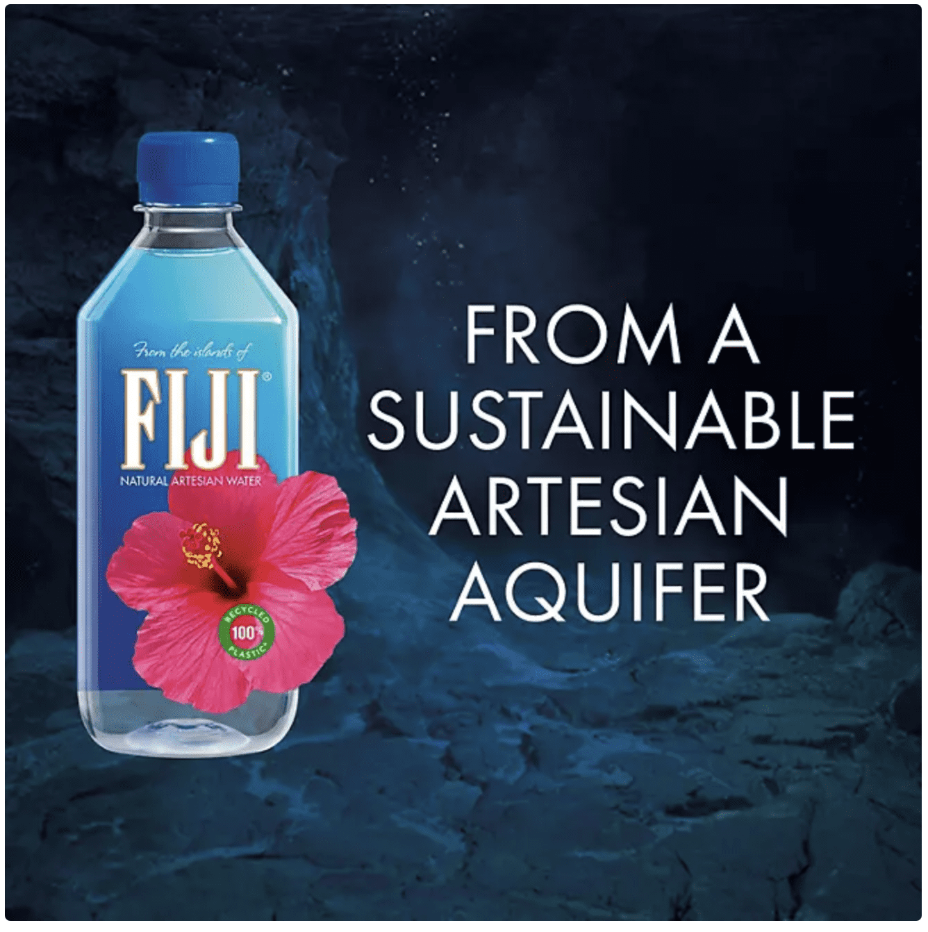FIJI Natural Artesian Water, 16.9 Fl Oz (Pack of 24) - Packaging May Vary