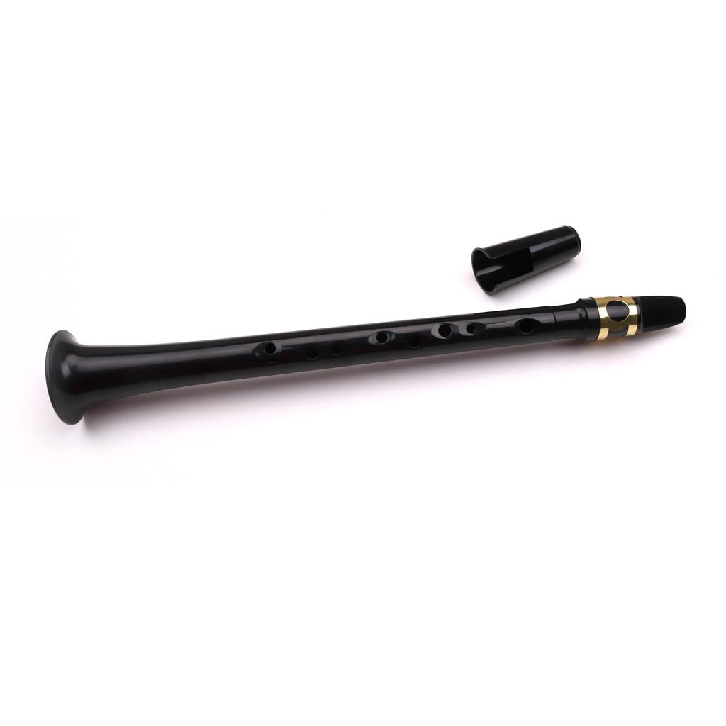 LeeQinersw Little Sax Mini Alto Saxophone Simple Key C Pocket Music Tool & Carrying Bag