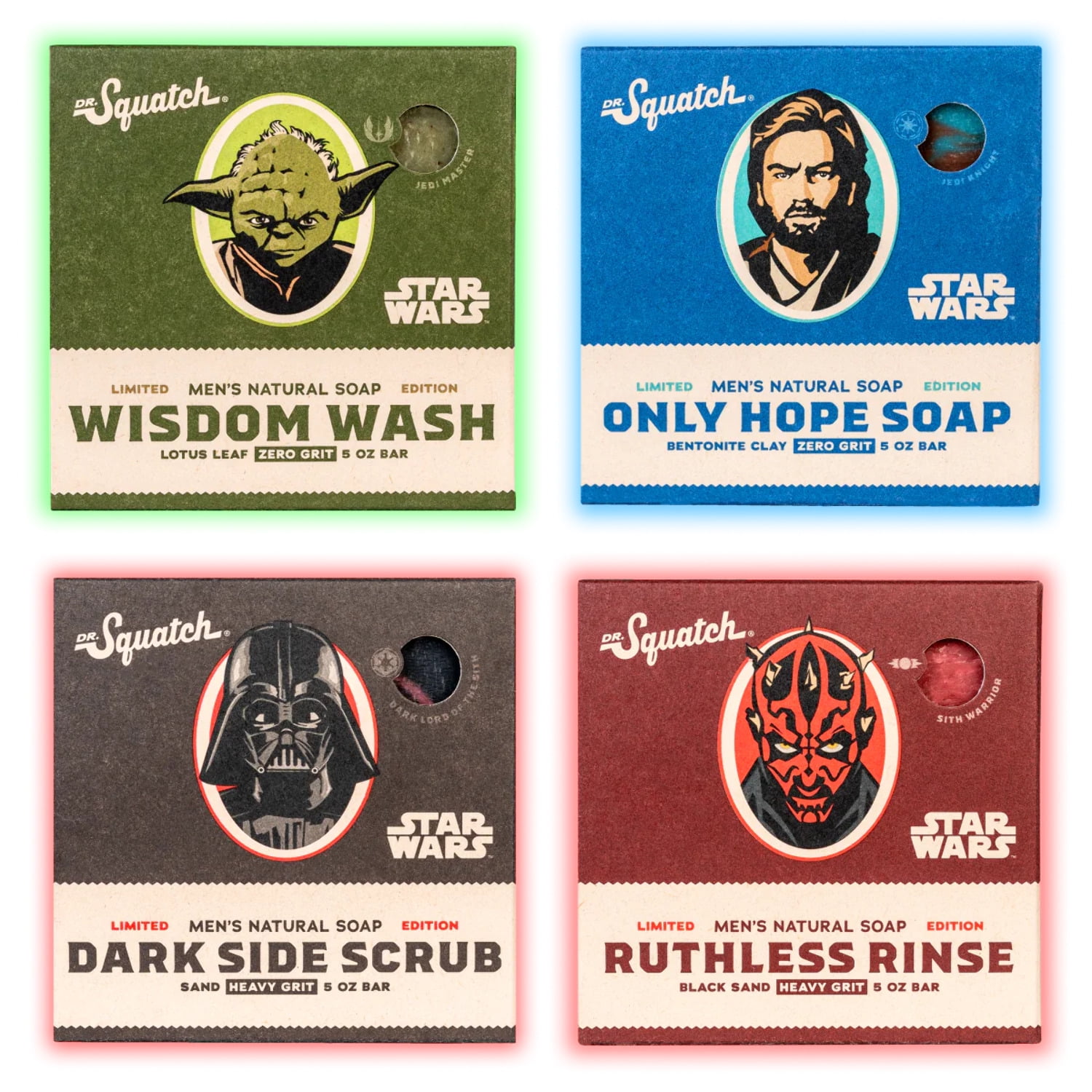 Vintage Star Wars Soap Bars - Set of 7 in Box - Omni Cosmetics