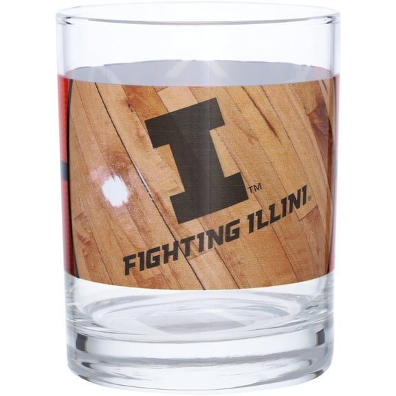 Illinois Fighting Illini 14oz. Basketball Glass