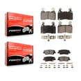 thumbnail image 1 of Positive Plus Front Rear Semi-Metallic Brake Pads Kit for Car Cadillac CTS KPF-100198, 1 of 8