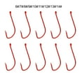 thumbnail image 6 of Fishing Kits 10 Pcs/bag Hooks 11#/12#/13#/14# Red Red Fishhooks Barbed Hook Fishing Hooks High Quality 2023 New, 6 of 6