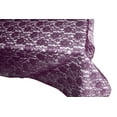 thumbnail image 3 of Sheer Lace Tablecloth Overlay Wedding and Party Decoration Plum, 3 of 3
