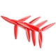 thumbnail image 5 of Tri- 10 Pares Rastreador 7x4x3 7040 7 Pulgadas Tri-Blade Hélice 10CW+10CCW Poli Carbonato para dron de control remoto de FPV de 7 Pulgadas de 8 Pulgadas, Rojo, 5 of 7