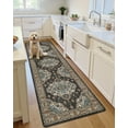 thumbnail image 6 of FRABE Kitchen Mat Anti Fatigue Cushioned,Non Slip Comfort Floor Runner,Memory Foam Padded Standing Rug Washable, for Home, Sink, Laundry, Office, Black, 24"x59“, 6 of 10