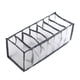thumbnail image 1 of Organizador de cajones con divisor para armario, caja de almacenamiento para ropa interior, corbata, hogar, viajes, para mujeres y hombres 7 quejas grises, 1 of 9