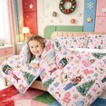thumbnail image 3 of Manfei Festive Christmas Tree King Size Comforter Sets,Merry Xmas Comforters King Size,Xmas Reversible,3pcs,1 Comforter and 2 Pillowcases, 3 of 7