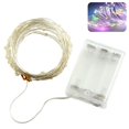 thumbnail image 2 of AMERTEER 5m Copper Wire Fairy 50LED Strings Light Battery Powered Wedding Party Decor, 2 of 8