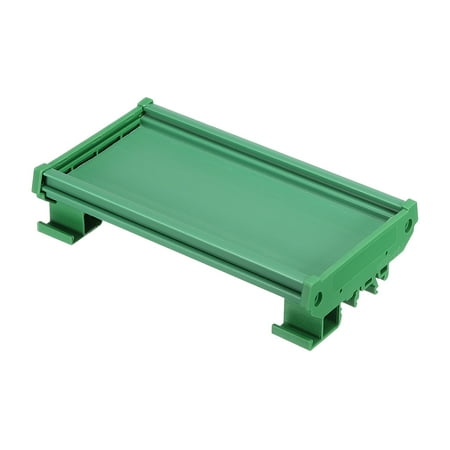 

Uxcell DIN Rail Mount Carrier for 100mm x 72mm PCB Housing Bracket Green