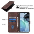 thumbnail image 3 of Compatible avec Motorola Moto G72 Étui en Cuir PU Classique Embossé avec Porte-Cartes Coque Antichoc, 3 of 5