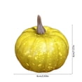 thumbnail image 2 of Qjidjing Halloween Fake Pumpkin, Foam Ornament, Artificial Mini 2.36 Inch Size, Lightweight Craft, Table Centerpiece, Mantel Display, Home Decor, 2 of 6