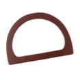 thumbnail image 4 of 4x Reemplazo de Mango de Madera para Bolso de Bricolaje Marco de La Manija Del Monedero Marrón Sunnimix Asa de bolso de madera, 4 of 8