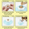 thumbnail image 6 of Dog Lick Sphere, Dogs Liquid Lick Bowl, Lick Ball-Shaped Liquid Food Slowly, Non-Slip Licking Bowl for Cat Dog Calming & Anxieties Relief, 6 of 7