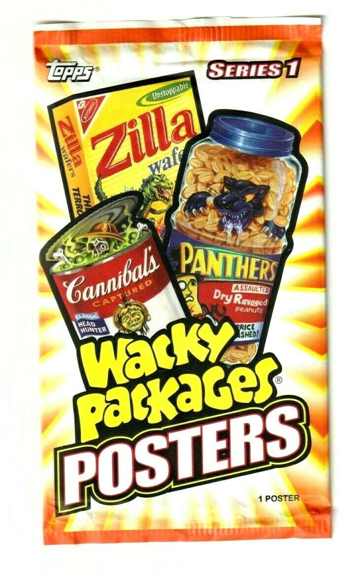 2012 Wacky Packages Series 1 Sealed Poster Pack