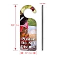 thumbnail image 3 of Do Not Disturb Door Knob Hanger Sign - Wine & Bread, 3 of 3