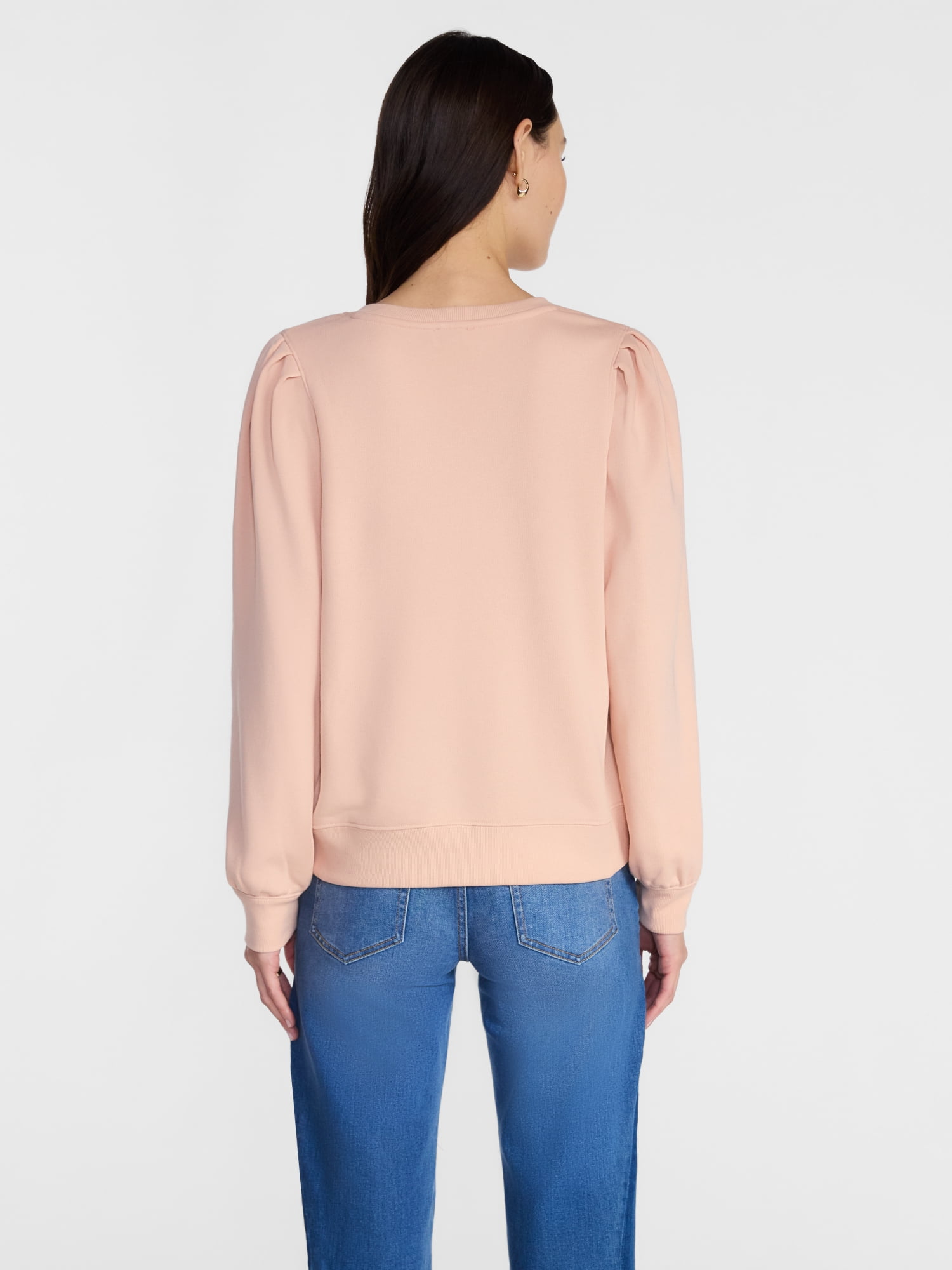 Scenario Women's Henley Sweatshirt with Long Sleeves, Sizes XS-XXXL