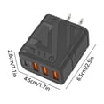 thumbnail image 4 of shyuyusa US Standard Wall Charger Plug Compatible With Mobile Phones Tablets Headsets Mice And Multiple Electronic Devices Safe Charging, 4 of 7