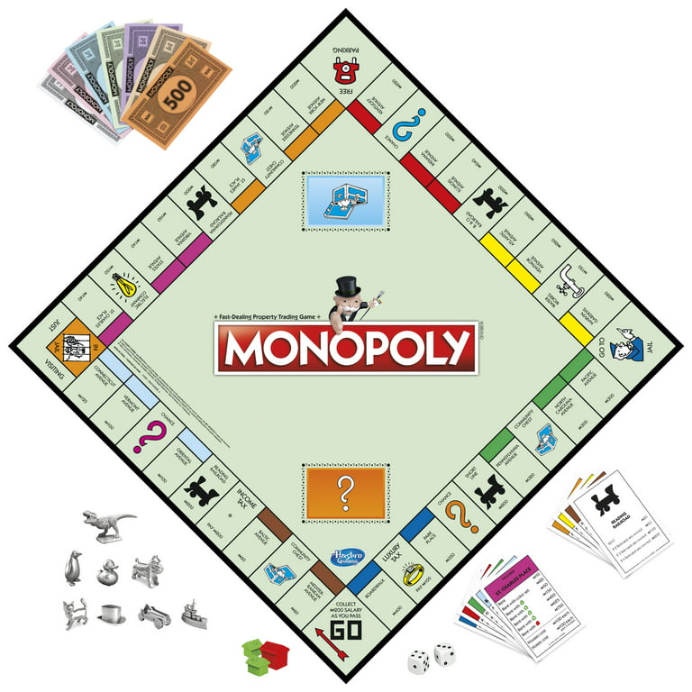 Monopoly Classic Board Game for Kids and Family Ages 8 and Up, 2-6 Players  