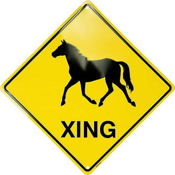 Horse Crossing Sign