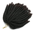 thumbnail image 2 of SHCKE Dreadlock Wigs 8" Pre-twisted Spring Twist Braids Synthetic Braiding Short Wigs Twist Braided Wigs for Women, 2 of 5